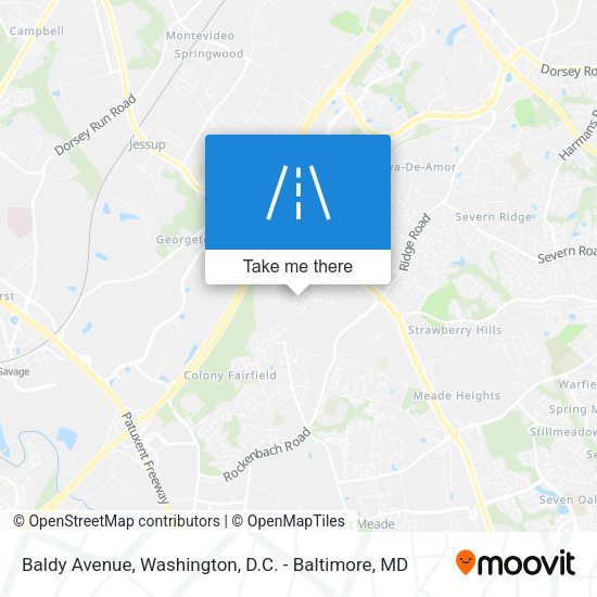 Baldy Avenue map
