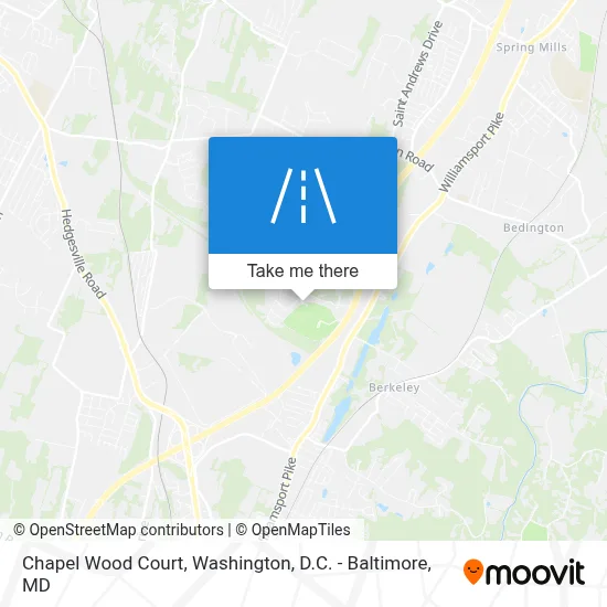 Chapel Wood Court map