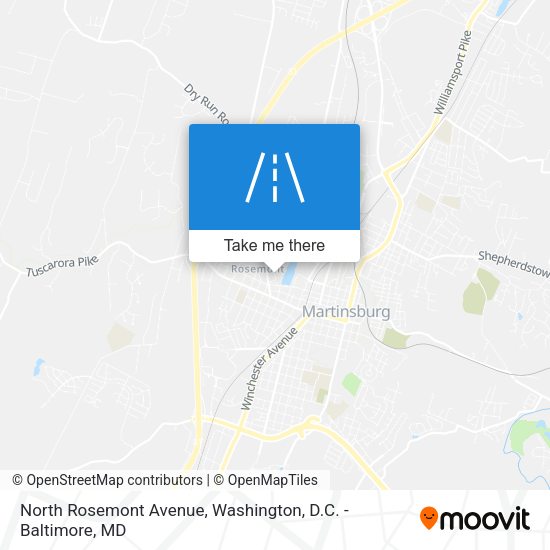 Mapa de North Rosemont Avenue