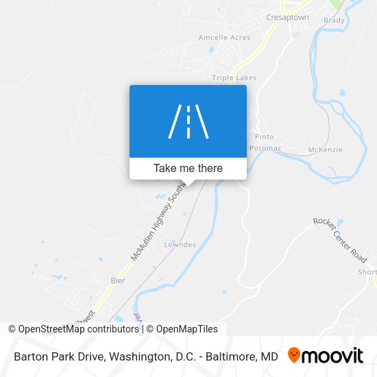 Mapa de Barton Park Drive