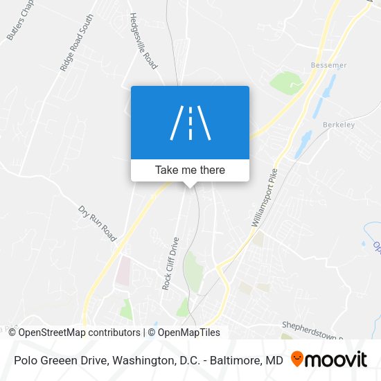 Mapa de Polo Greeen Drive
