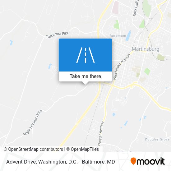 Advent Drive map