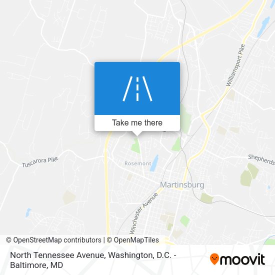 Mapa de North Tennessee Avenue