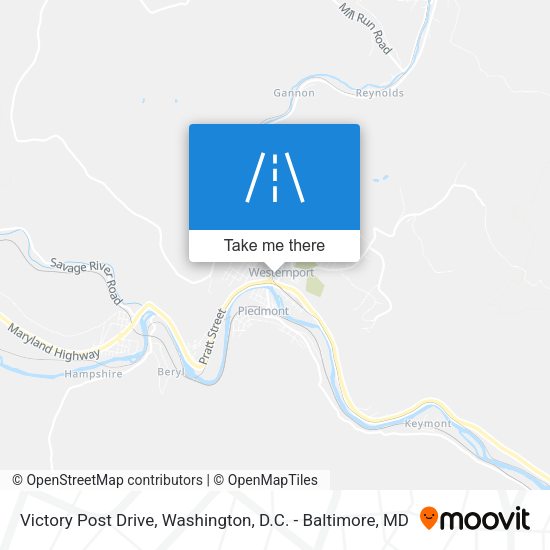 Victory Post Drive map