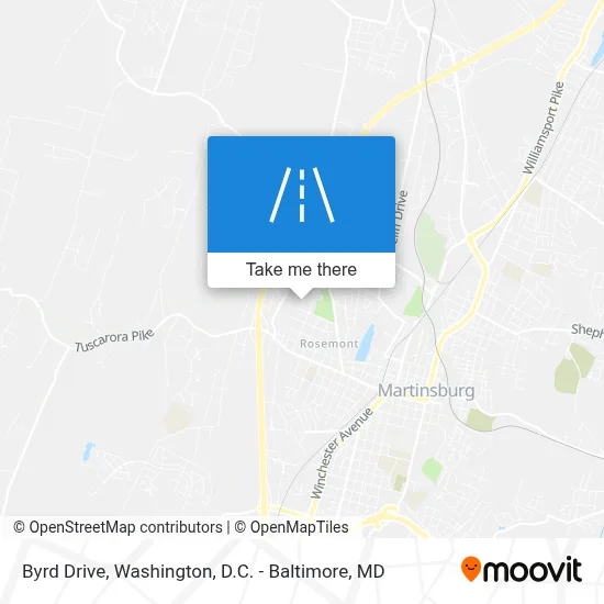 Byrd Drive map