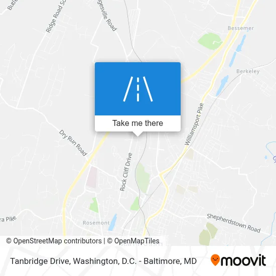 Tanbridge Drive map