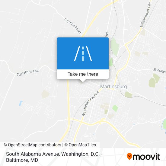 South Alabama Avenue map