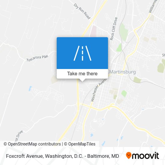 Mapa de Foxcroft Avenue