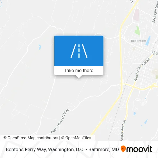 Bentons Ferry Way map