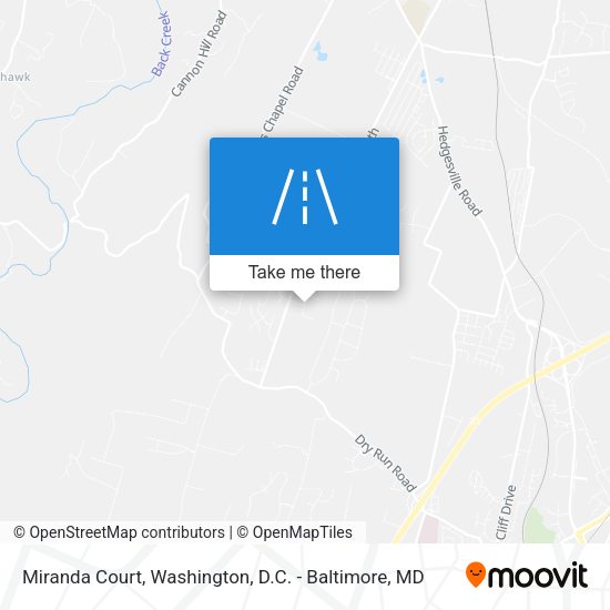 Miranda Court map
