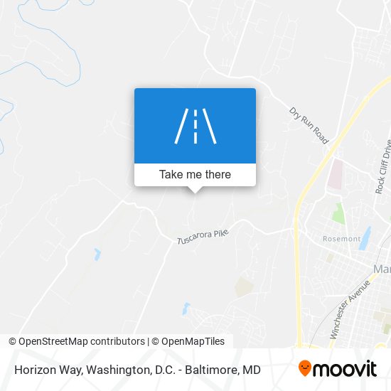 Horizon Way map