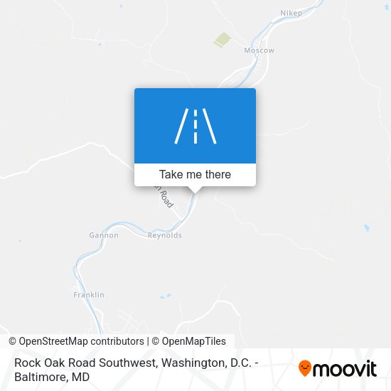 Rock Oak Road Southwest map