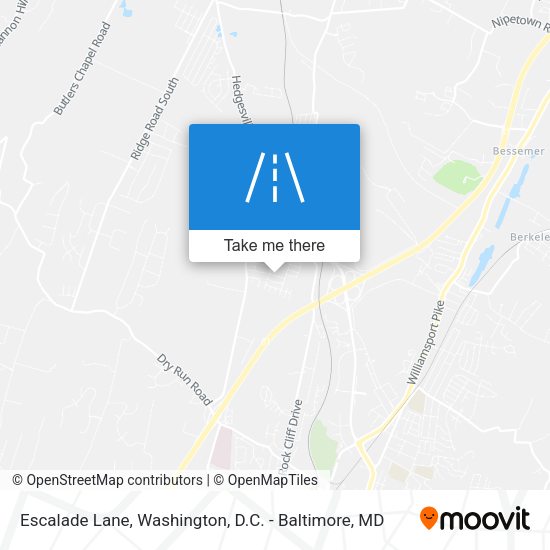 Escalade Lane map