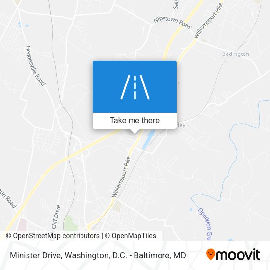 Minister Drive map