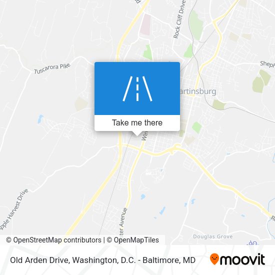 Mapa de Old Arden Drive