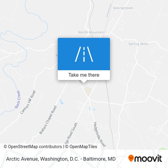 Mapa de Arctic Avenue