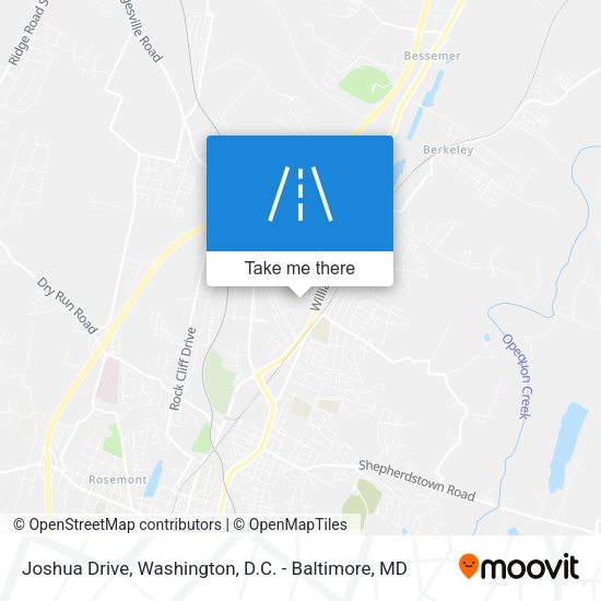 Mapa de Joshua Drive