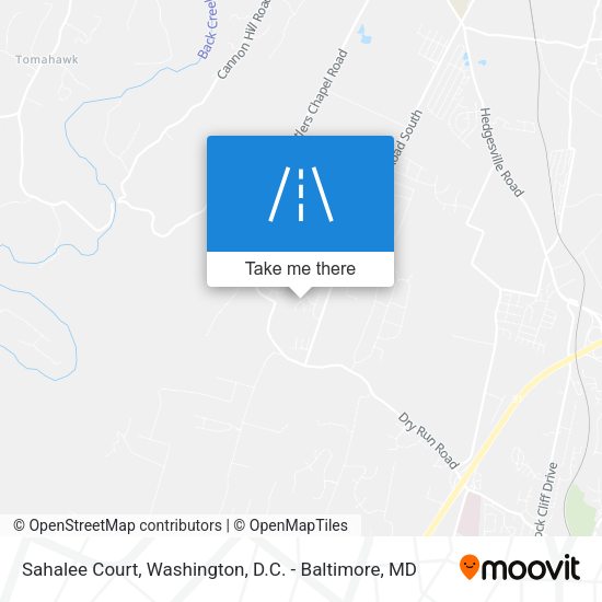 Sahalee Court map