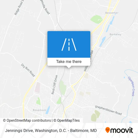 Jennings Drive map