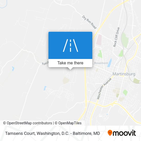 Tamsens Court map