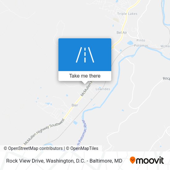 Rock View Drive map