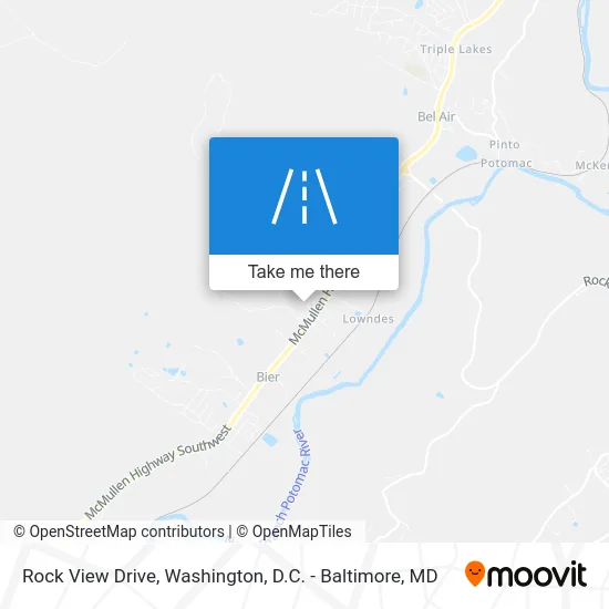 Rock View Drive map