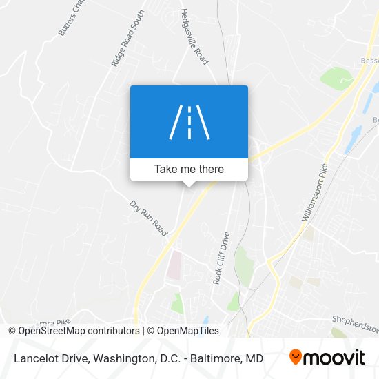 Lancelot Drive map