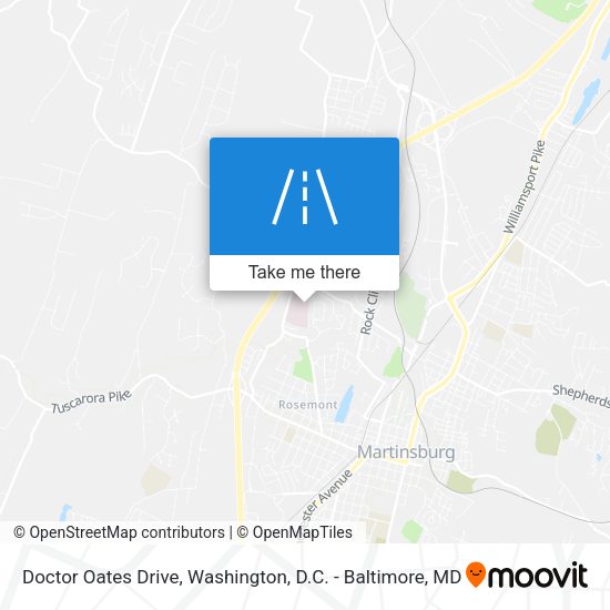 Mapa de Doctor Oates Drive