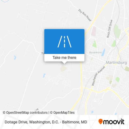 Dotage Drive map