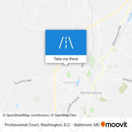 Mapa de Professional Court