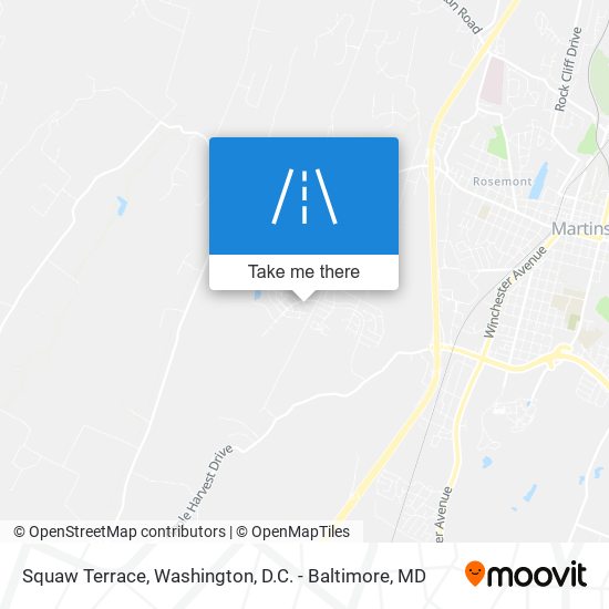 Squaw Terrace map