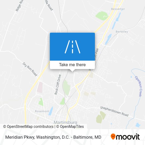 Meridian Pkwy map