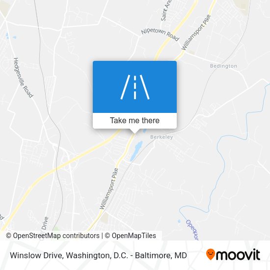 Mapa de Winslow Drive