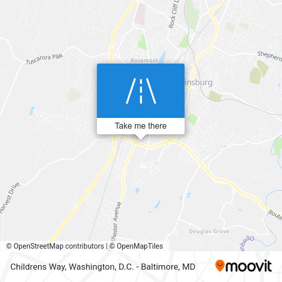Childrens Way map