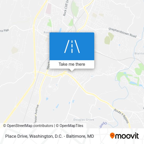 Place Drive map