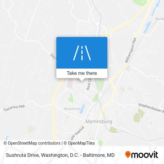 Sushruta Drive map