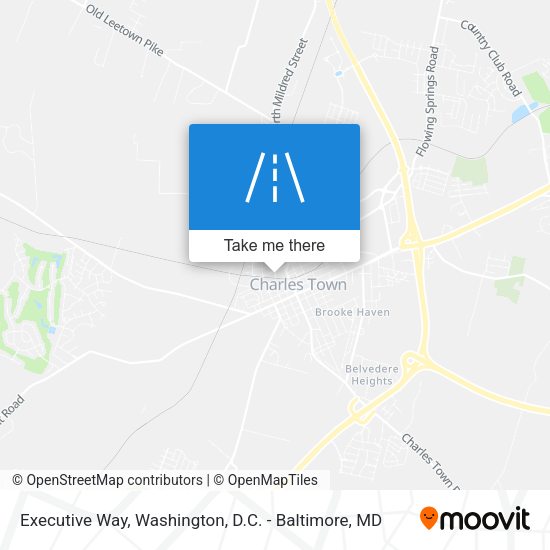 Executive Way map