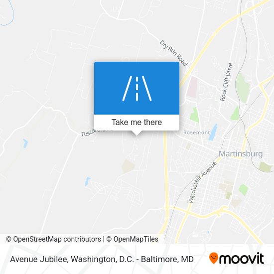 Avenue Jubilee map