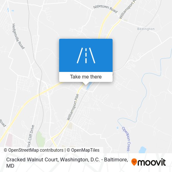 Cracked Walnut Court map