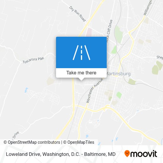 Loweland Drive map
