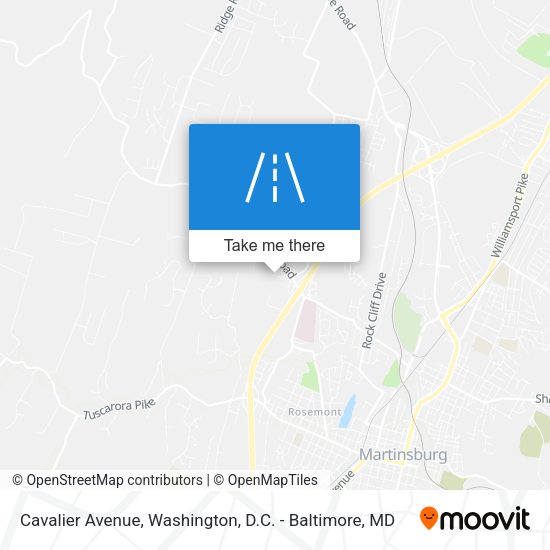 Cavalier Avenue map