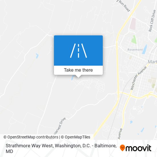 Mapa de Strathmore Way West