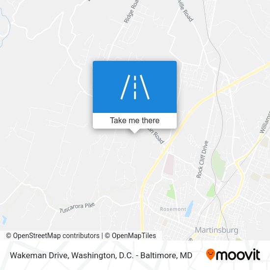 Wakeman Drive map