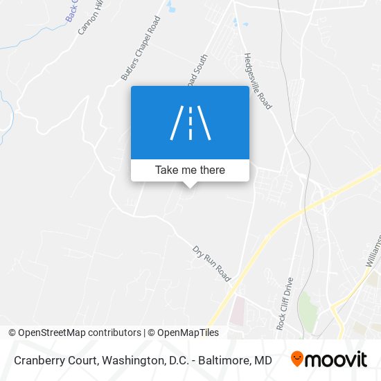 Cranberry Court map