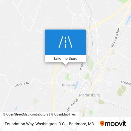 Foundation Way map