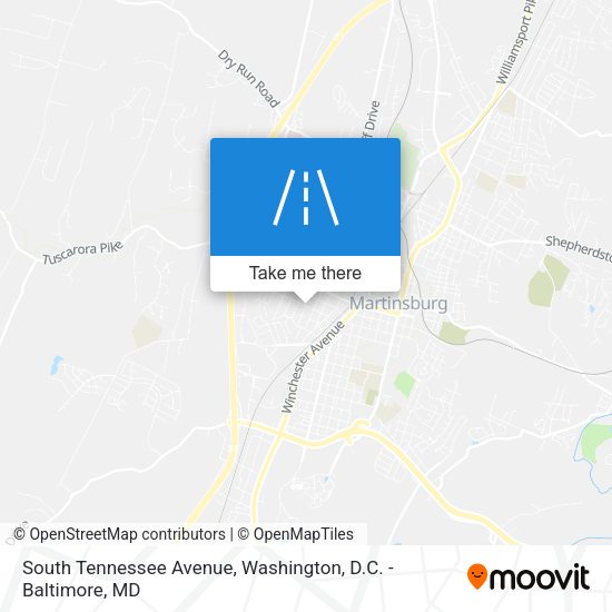 Mapa de South Tennessee Avenue
