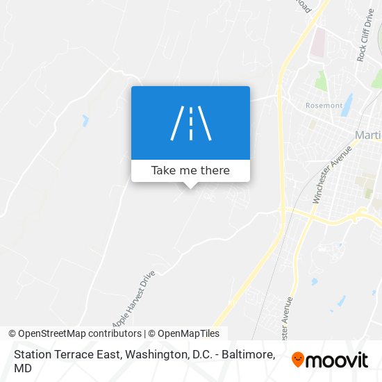 Station Terrace East map