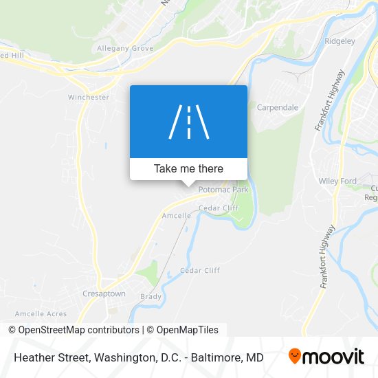 Heather Street map