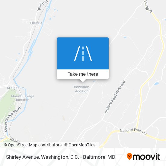 Mapa de Shirley Avenue