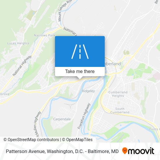 Patterson Avenue map